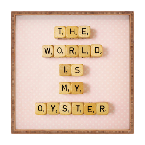 Happee Monkee The World Is My Oyster Square Tray