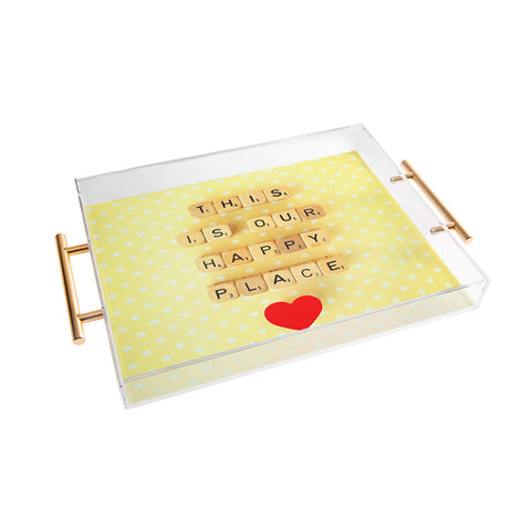 Happee Monkee This is Our Happy Place Acrylic Tray