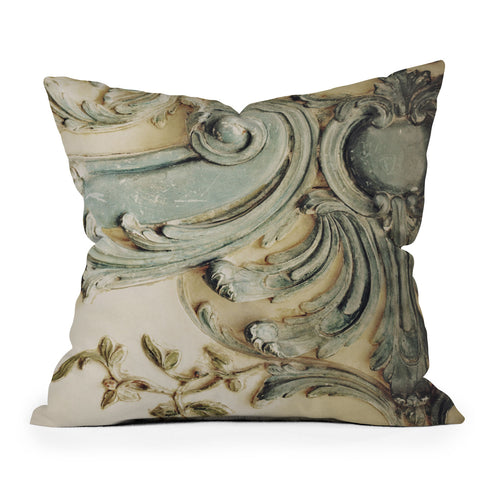 Happee Monkee Versailles Bluelace Outdoor Throw Pillow