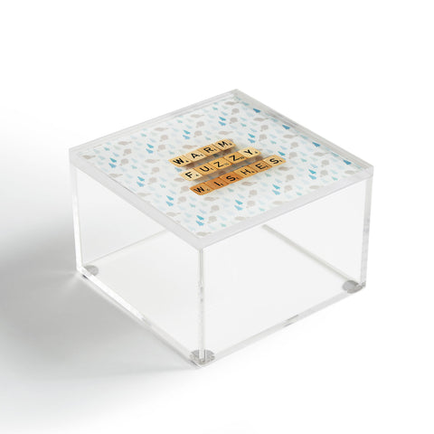 Happee Monkee Warm Fuzzy Wishes Acrylic Box