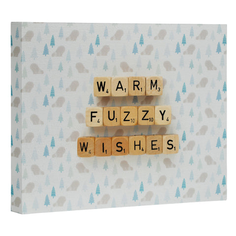 Happee Monkee Warm Fuzzy Wishes Art Canvas
