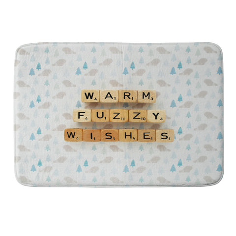 Happee Monkee Warm Fuzzy Wishes Memory Foam Bath Mat