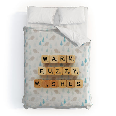 Happee Monkee Warm Fuzzy Wishes Duvet Cover