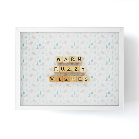 Happee Monkee Warm Fuzzy Wishes Framed Mini Art Print