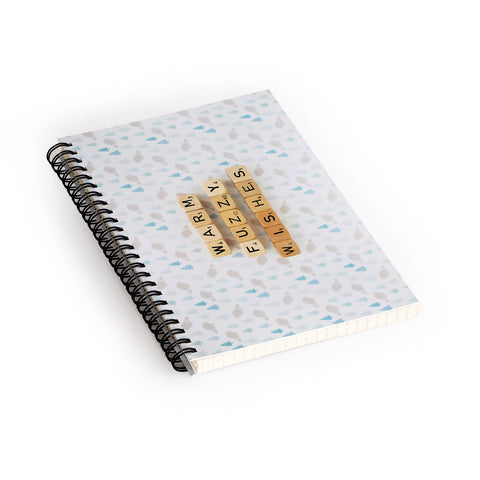 Happee Monkee Warm Fuzzy Wishes Spiral Notebook