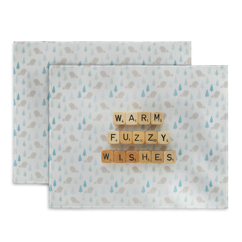 Happee Monkee Warm Fuzzy Wishes Placemat