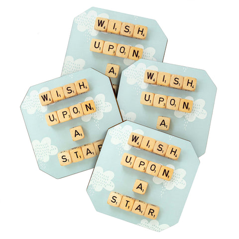 Happee Monkee Wish Upon A Star 2 Coaster Set