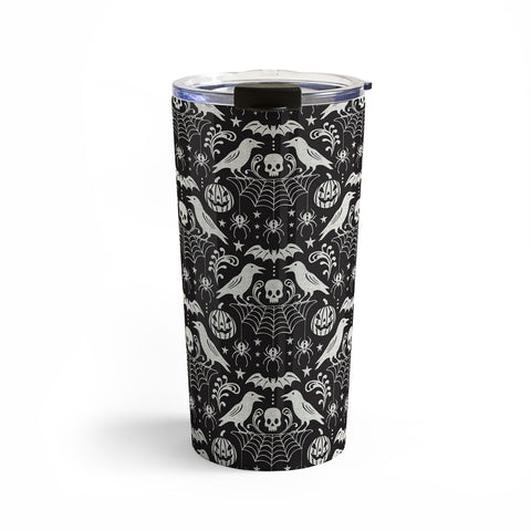 Heather Dutton All Hallows Eve Black Ivory Travel Mug