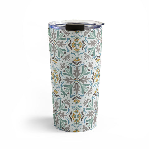 Heather Dutton Andalusia Ivory Mist Travel Mug