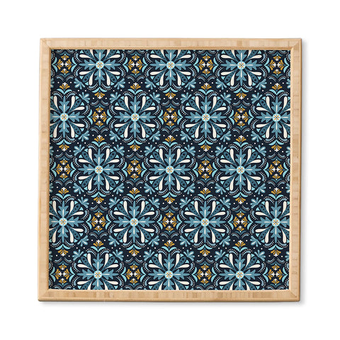 Heather Dutton Andalusia Midnight Blues Framed Wall Art