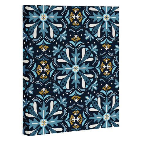 Heather Dutton Andalusia Midnight Blues Art Canvas