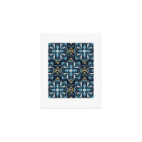 Heather Dutton Andalusia Midnight Blues Art Print