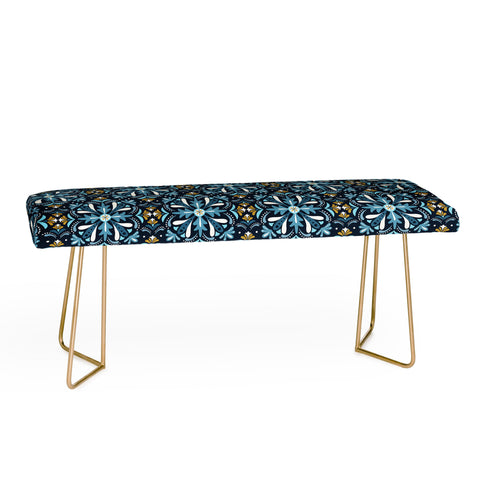 Heather Dutton Andalusia Midnight Blues Bench
