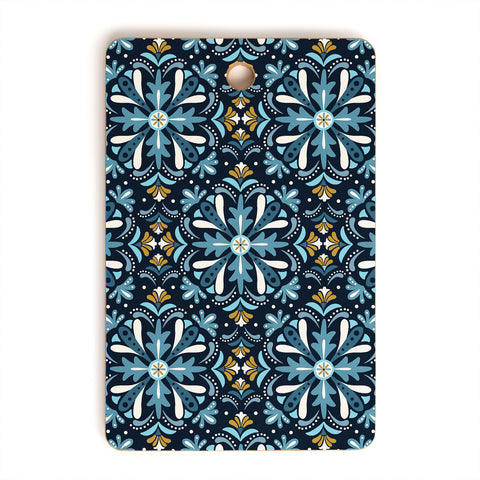 Heather Dutton Andalusia Midnight Blues Cutting Board Rectangle