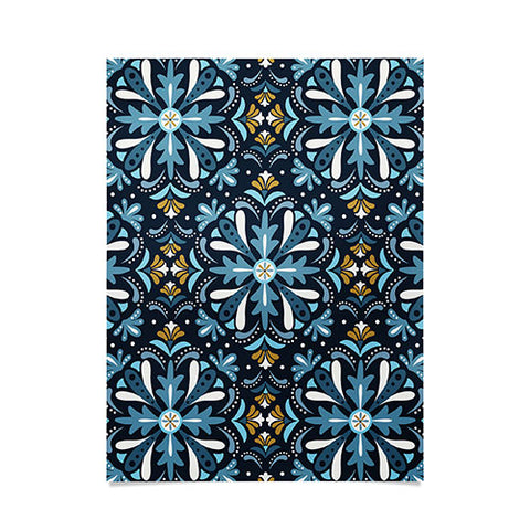 Heather Dutton Andalusia Midnight Blues Poster