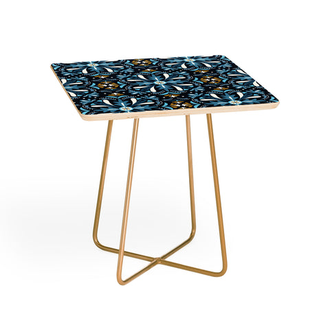 Heather Dutton Andalusia Midnight Blues Side Table