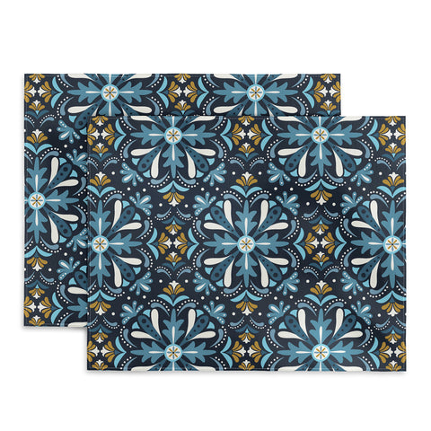 Heather Dutton Andalusia Midnight Blues Placemat