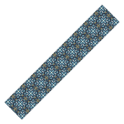 Heather Dutton Andalusia Midnight Blues Table Runner