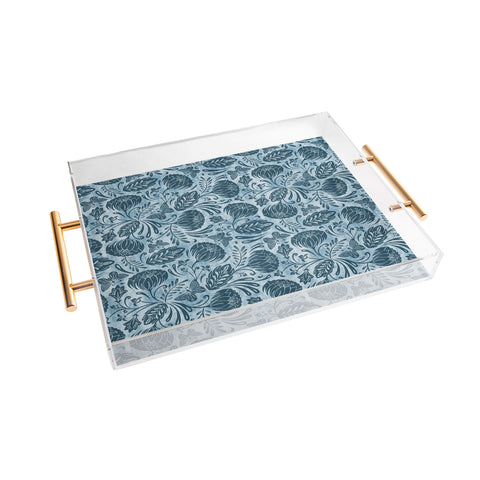 Heather Dutton Arabella Washed Indigo Acrylic Tray
