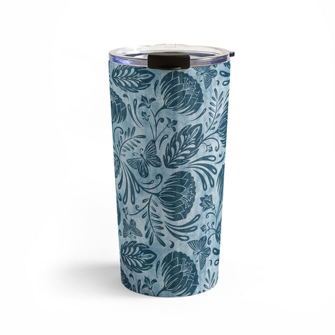 Heather Dutton Arabella Washed Indigo Travel Mug