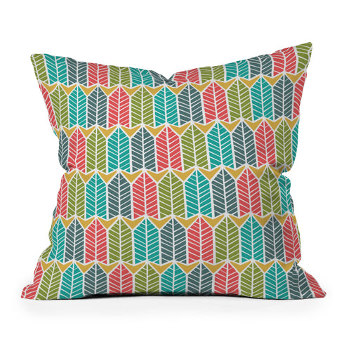 Heather Dutton Arboretum Leafy Multi Outdoor Throw Pillow