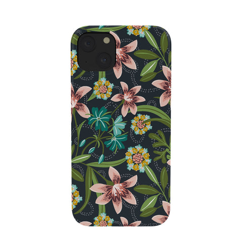 Heather Dutton Brise de Jardin Midnight Blush Phone Case