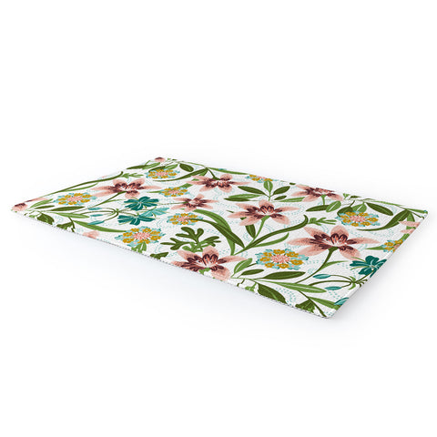 Heather Dutton Brise de Jardin White Blush Area Rug