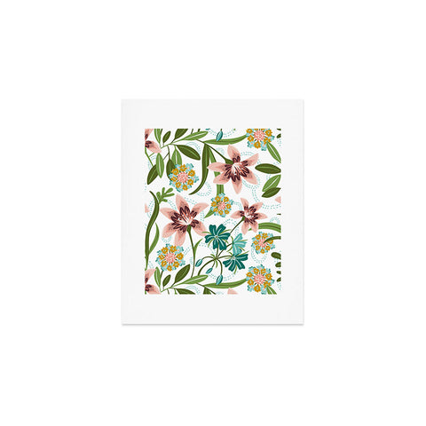 Heather Dutton Brise de Jardin White Blush Art Print