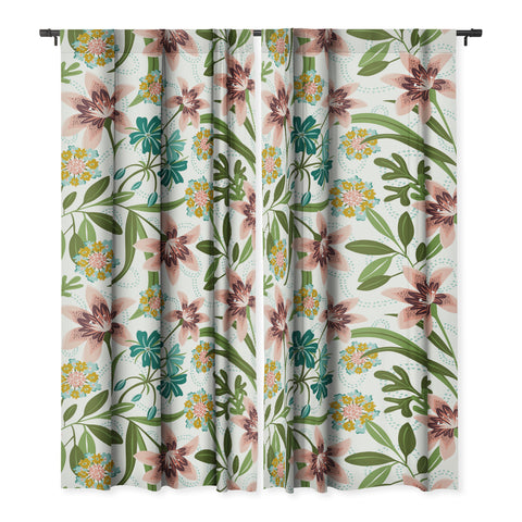 Heather Dutton Brise de Jardin White Blush Blackout Non Repeat