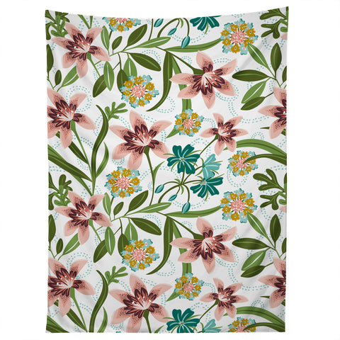 Heather Dutton Brise de Jardin White Blush Tapestry