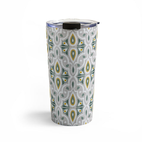 Heather Dutton Broderie Flax Travel Mug