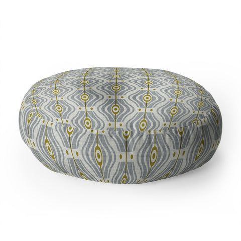 Heather Dutton Bungalow Grey Floor Pillow Round