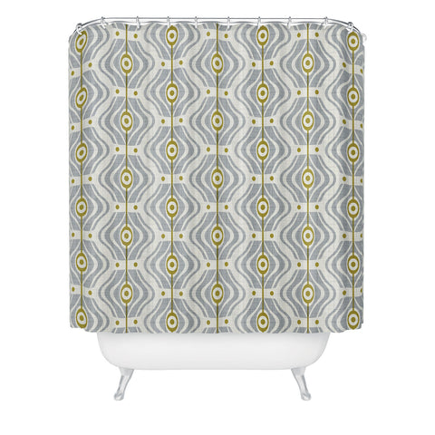 Heather Dutton Bungalow Grey Shower Curtain