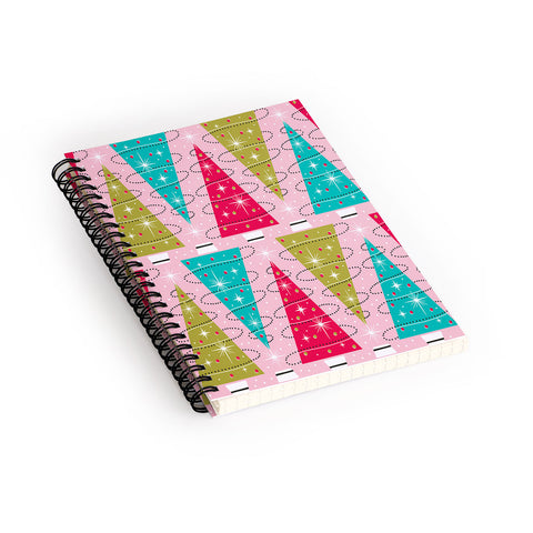 Heather Dutton Christmas Tree Trimming Party Spiral Notebook