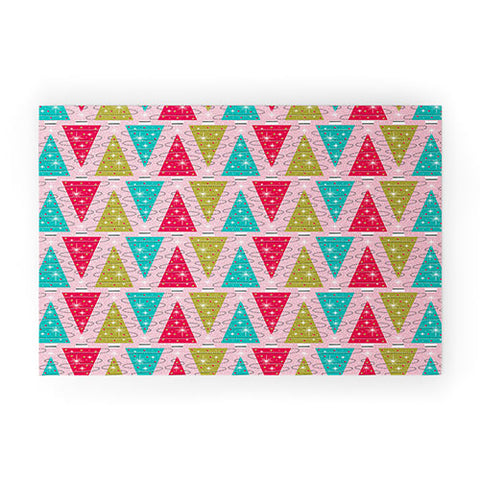 Heather Dutton Christmas Tree Trimming Party Welcome Mat