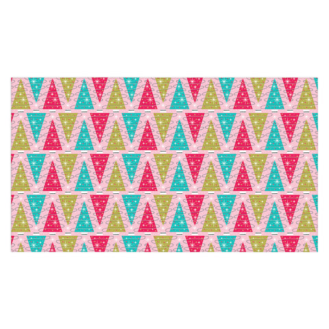 Heather Dutton Christmas Tree Trimming Party Tablecloth