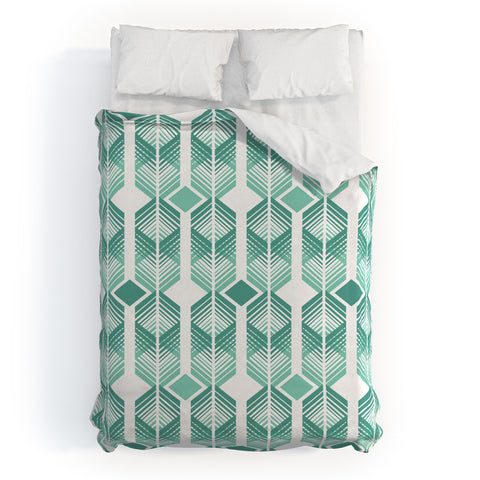 Heather Dutton De Lux Mint Duvet Cover