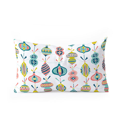 Heather Dutton Decorated White Oblong Throw Pillow