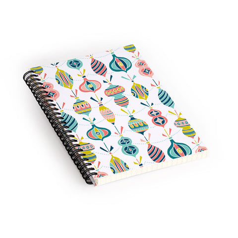 Heather Dutton Decorated White Spiral Notebook