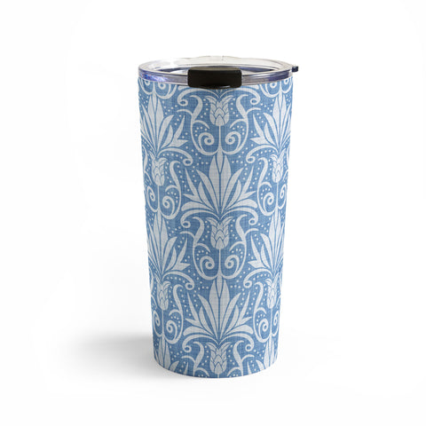 Heather Dutton Delancy Cornflower Blue Travel Mug