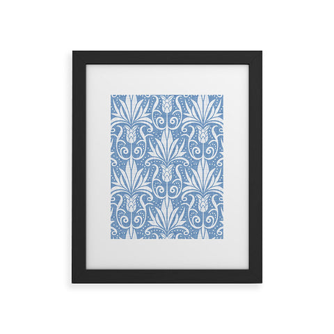 Heather Dutton Delancy Cornflower Blue Framed Art Print