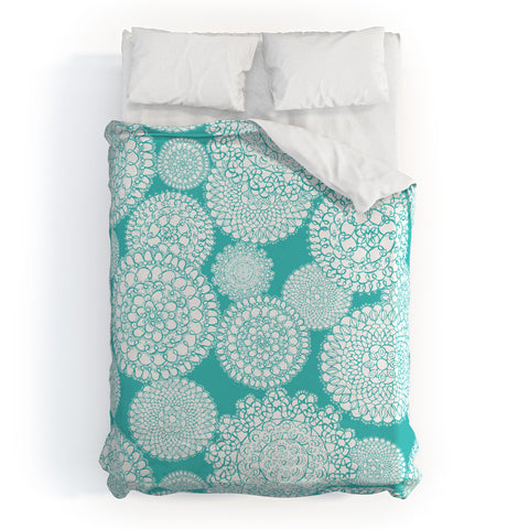 Heather Dutton Delightful Doilies Tiffany Duvet Cover