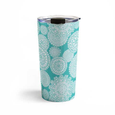 Heather Dutton Delightful Doilies Tiffany Travel Mug