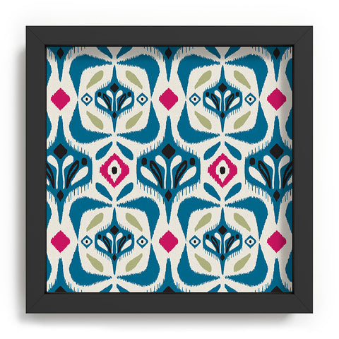 Heather Dutton Eastlyn Ivory Blue Recessed Framing Square