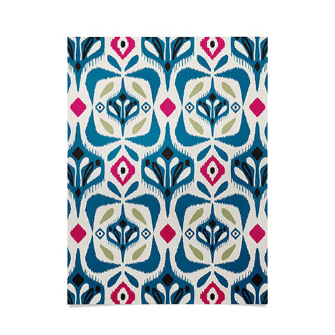 Heather Dutton Eastlyn Ivory Blue Poster