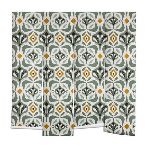 Heather Dutton Eastlyn Ivory Green Wall Mural