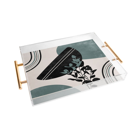 Heather Dutton Eucalyptus Boho Botanical Acrylic Tray