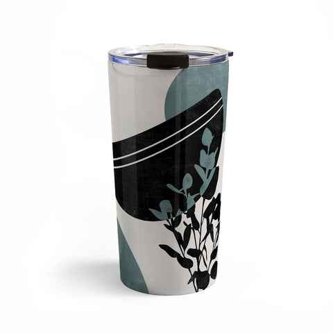 Heather Dutton Eucalyptus Boho Botanical Travel Mug
