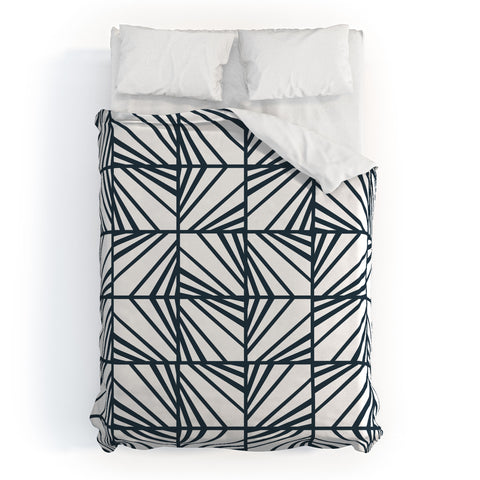 Heather Dutton Facets Optic Duvet Cover