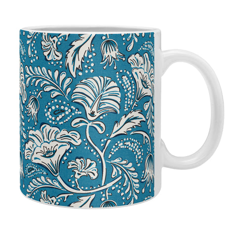 Heather Dutton Farida Blue Ivory Coffee Mug
